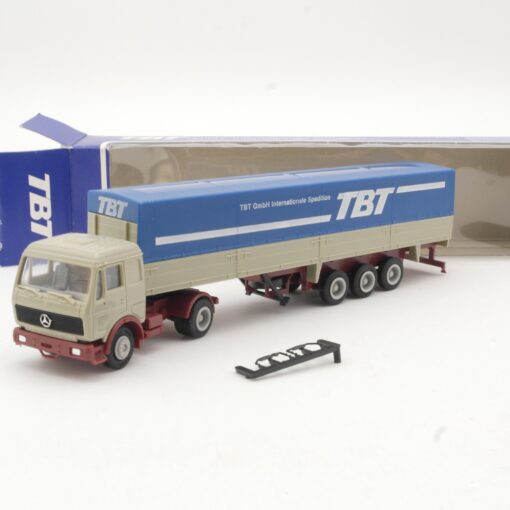 Herpa 1:87 MB NG Sattelzug TBT Spedition International in OVP RR617