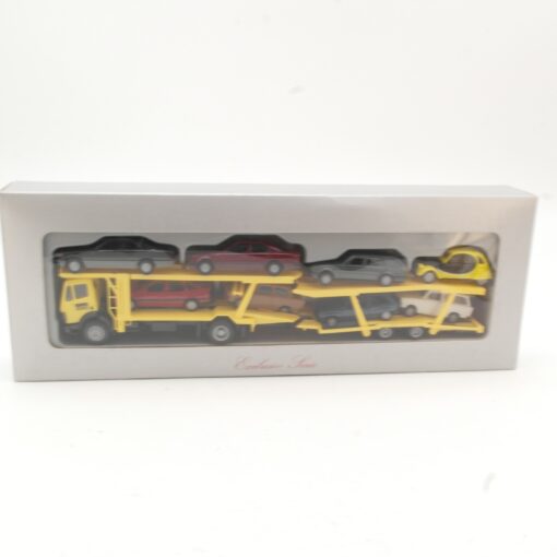 Herpa 1:87 MB SK Autotransporter ADAC mit 8 PKW Exclusiv Serie in OVP QR5820 – Bild 6