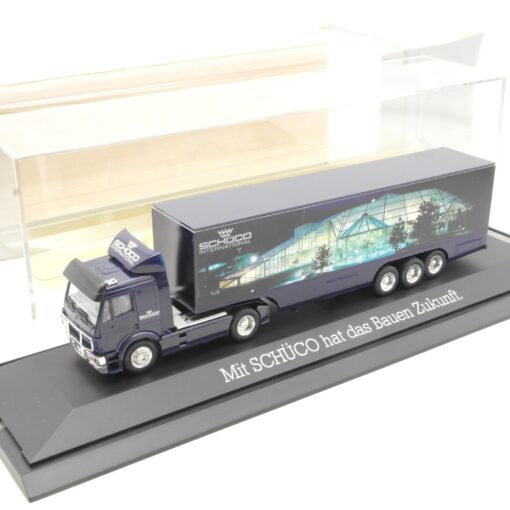 Herpa 1:87 MB SK sattelzug Schüco International in OVP RA8131