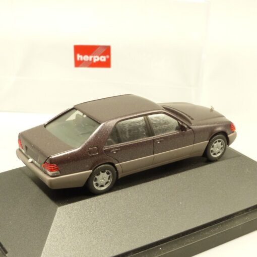 Herpa 1:87 Mercedes Benz 600 SEL Limousine metallic in PC-Box EX3751 – Bild 3