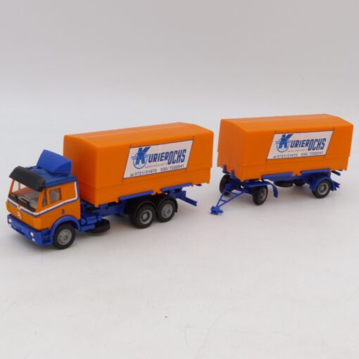 Herpa 1:87 Mercedes Benz SK Hängerzug Kurier Ochs, siehe Bilder o. EB8304