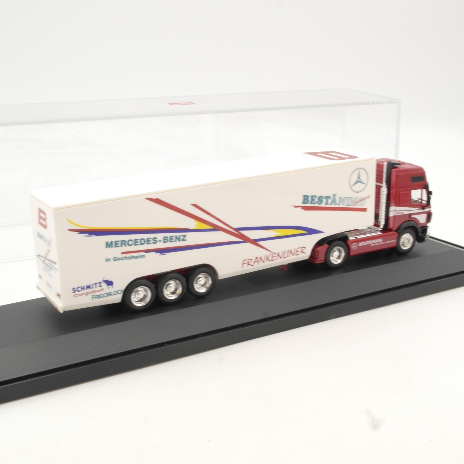Herpa 1:87 Mercedes Benz Sattelzug Beständig Exclusiv Truck in PC Box QR1325 – Bild 3
