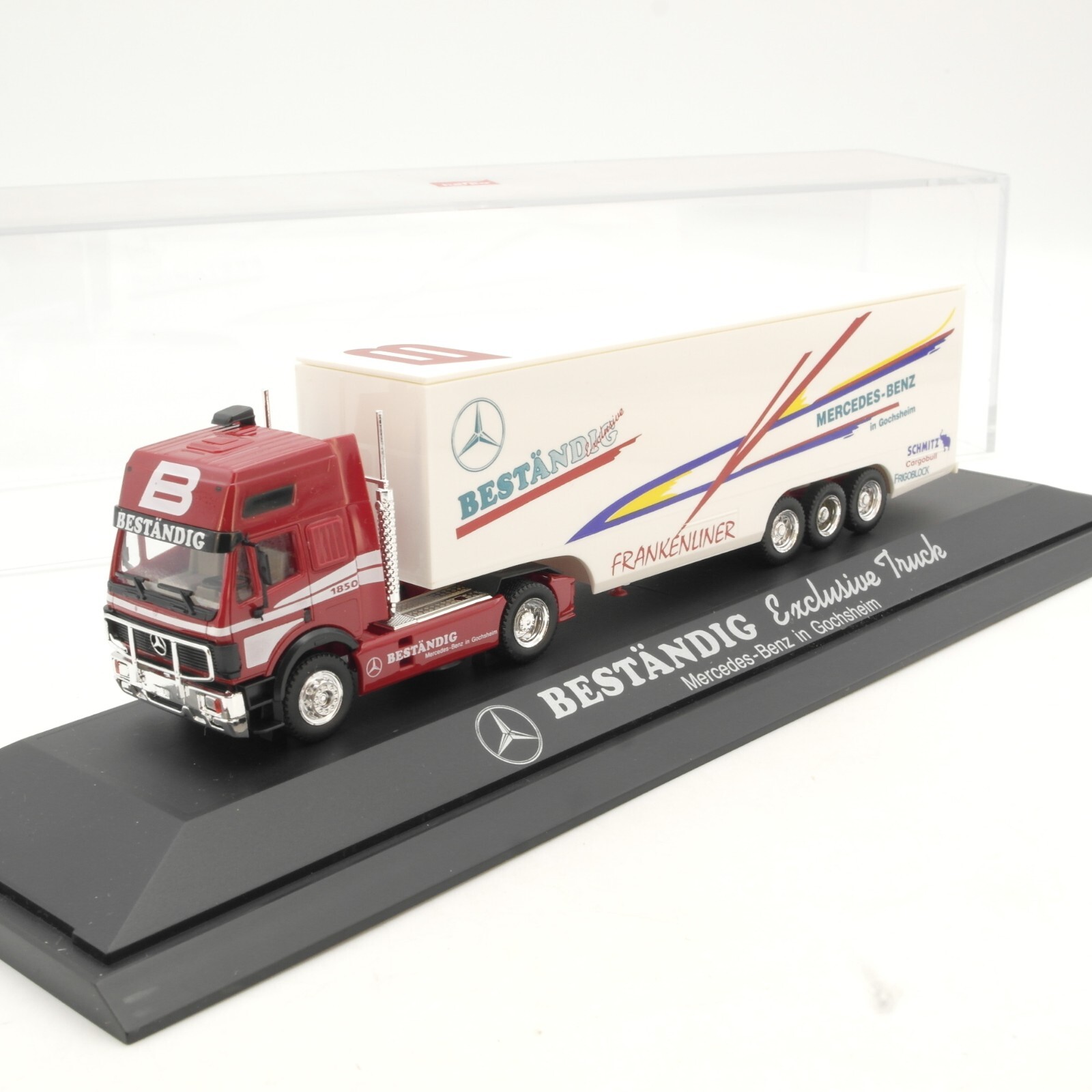 Herpa 1:87 Mercedes Benz Sattelzug Beständig Exclusiv Truck in PC Box QR1325