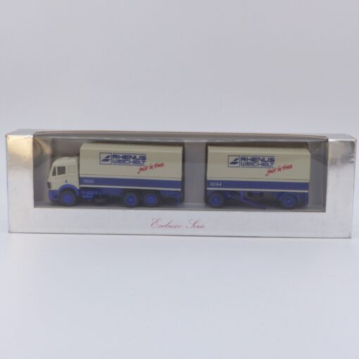 Herpa 1:87 Mercedes SK Hängerzug Rhenus Weichelt, in OVP EX2961 – Bild 4