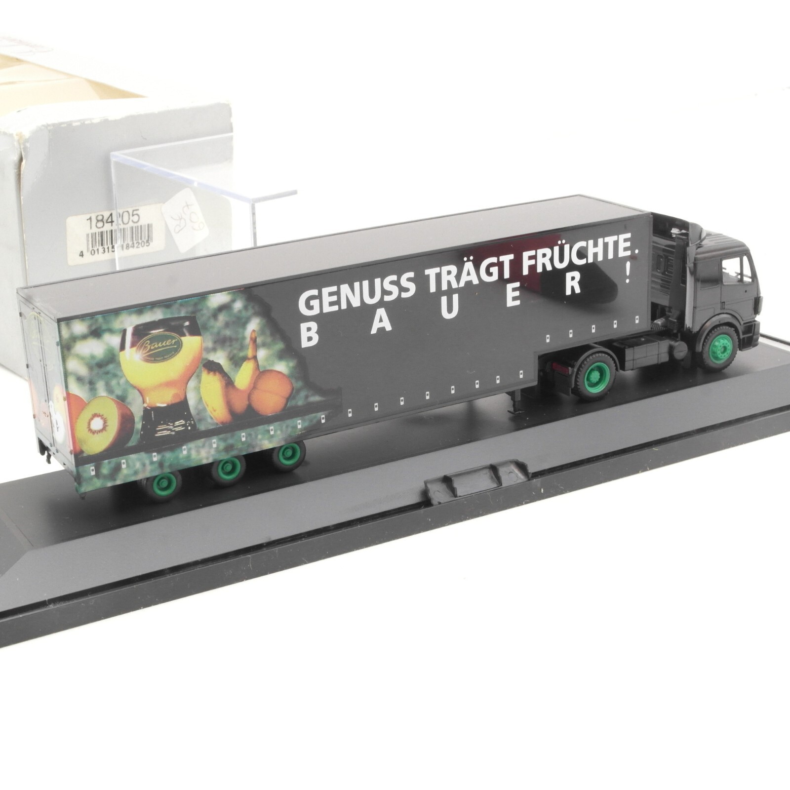 Herpa 1:87 Nr.: 184205 MB SK Sattelzug Genuss trägt Früchte Bauer, in OVP RA8874 – Bild 3
