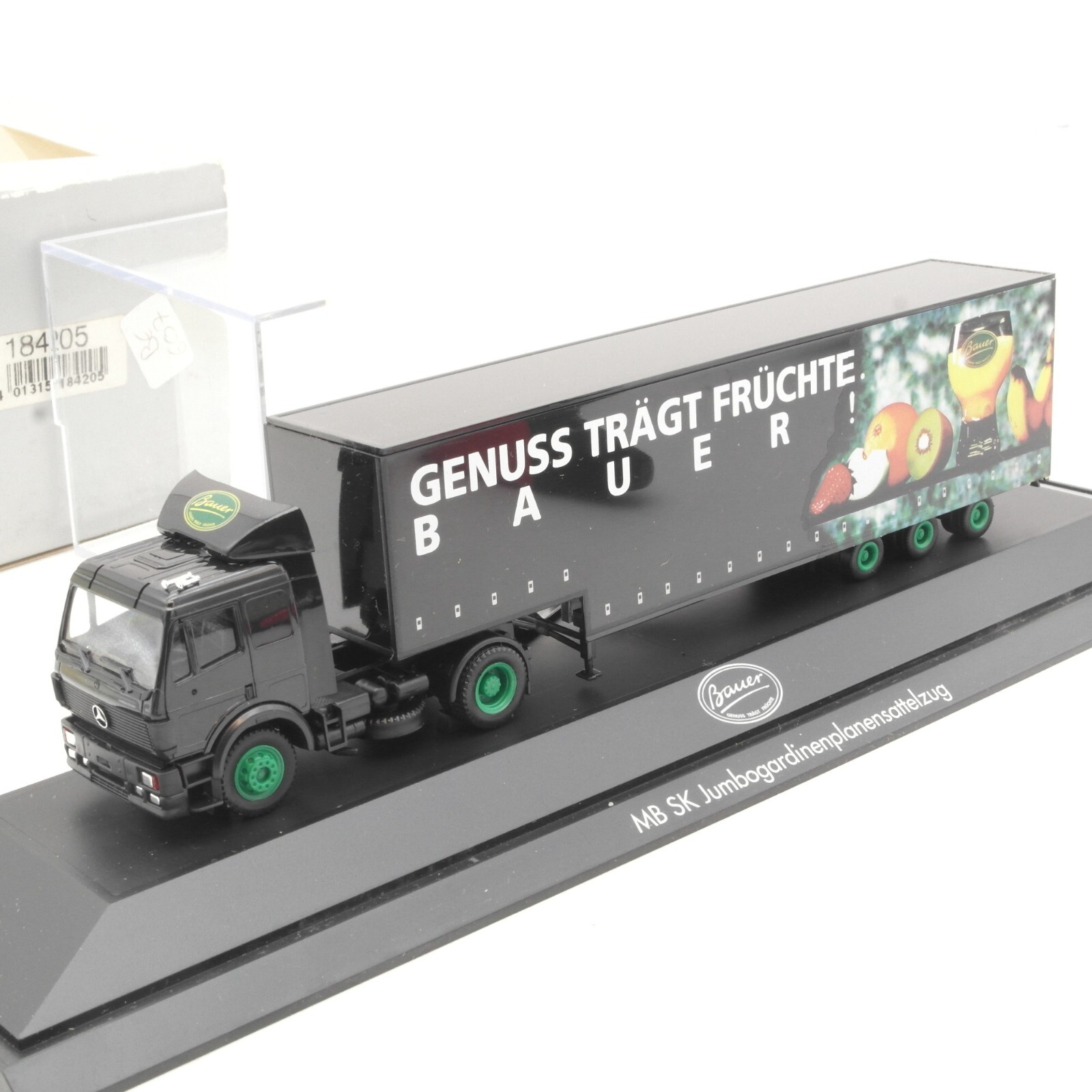 Herpa 1:87 Nr.: 184205 MB SK Sattelzug Genuss trägt Früchte Bauer, in OVP RA8874