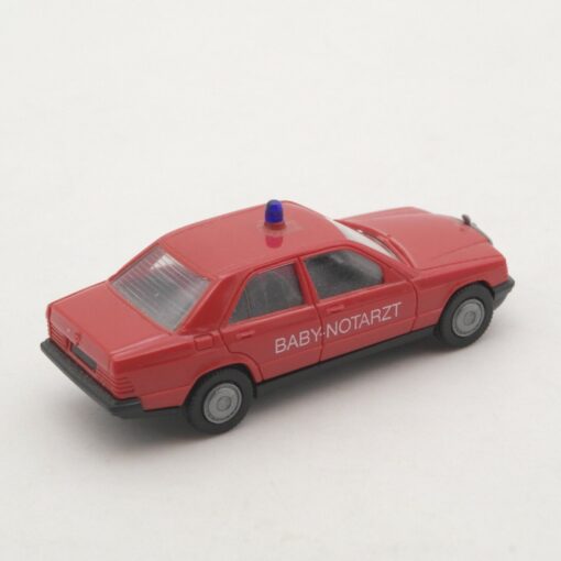 Herpa 1:87 Schnäppchen ! Mercedes-Benz 190E Baby Notarzt, siehe Bilder o. RI2415 – Bild 3