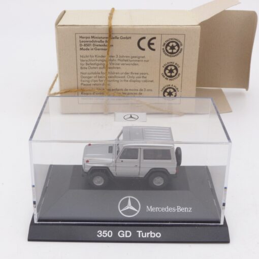 Herpa 1:87 SoMo MB 350 GD metallic Vorsicht, bissige Limousine in OVP EX7301 – Bild 4