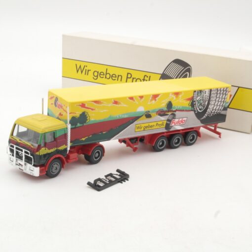 Herpa 1:87 Werbemodell MB Sattelzug Fulda wir geben Profil in OVP RR1123