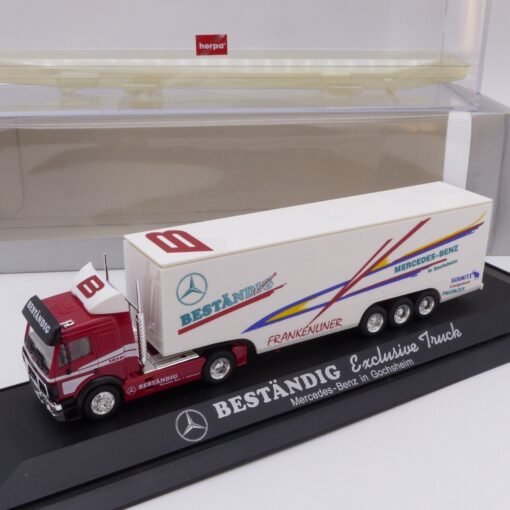 Herpa 1:87 Werbemodell Mercedes SK Sattelzug Beständig in OVP EX3521