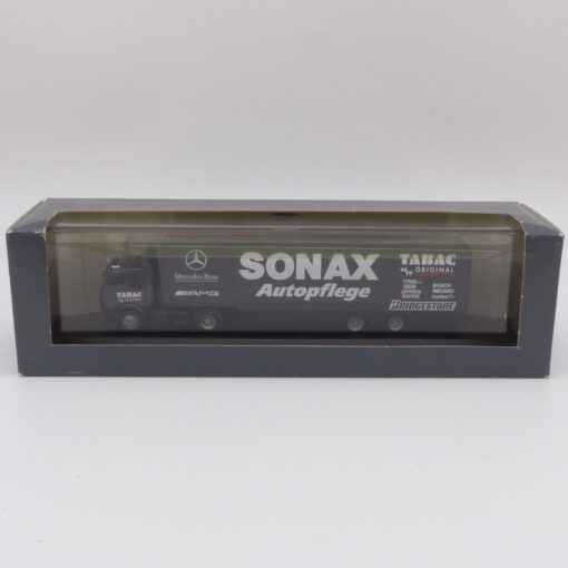 Herpa 1:87 Werbemodell Mercedes SK Sattelzug SONAX Autopflege in OVP EX3460 – Bild 5