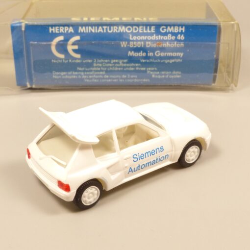 Herpa 1:87 Werbemodell Peugeot 205 Siemens Automation in OVP EX7365 – Bild 3