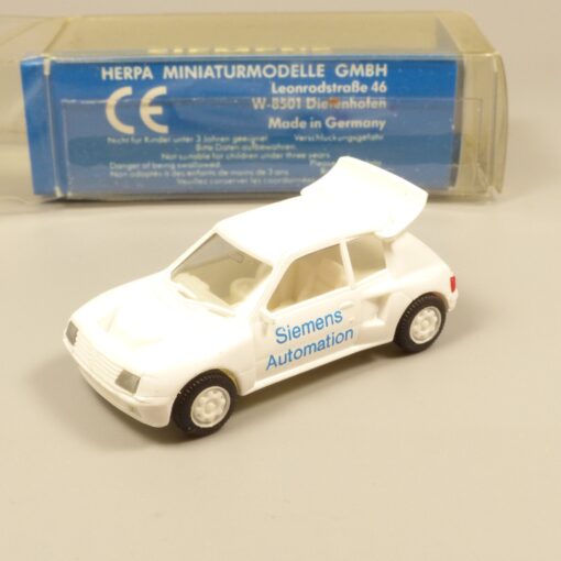 Herpa 1:87 Werbemodell Peugeot 205 Siemens Automation in OVP EX7365