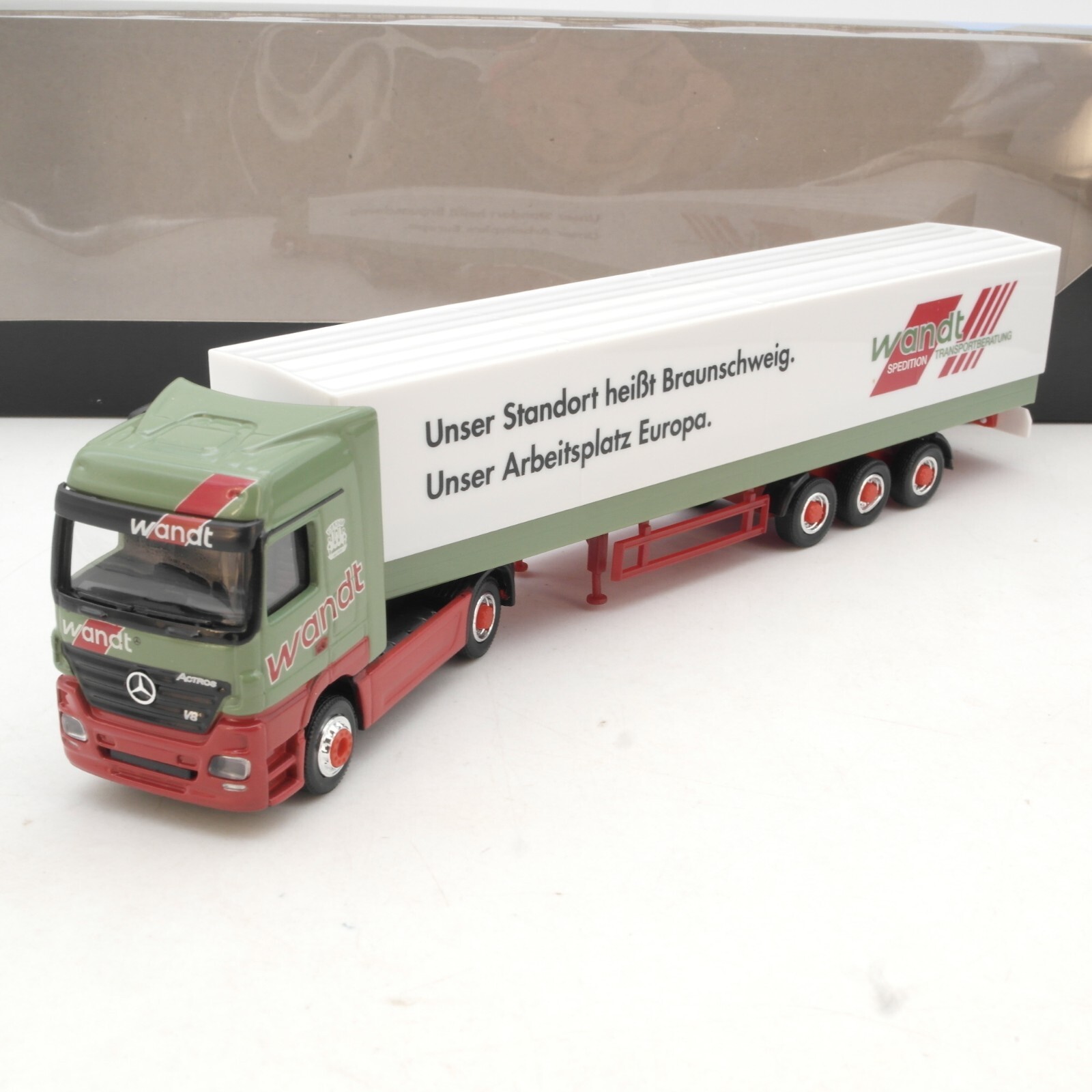 Herpa Magic 1:87 451017 MB Sattelzug Wandt in OVP QR1132