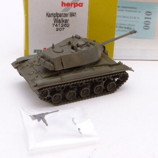 Herpa Minitanks H0 1:87 Nr.: 741262 Kampfpanzer M41 Walker, in OVP EX2014 – Bild 3