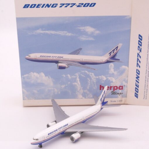 Herpa Wings 1:500 Boeing 777-200 "Boeing 777-200" 506366 in OVP EA1896