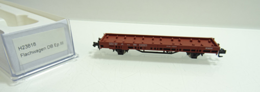 Hobbytrain N H23818 Flachwagen ohne LKW der DB  Ep III in OVP AR7030
