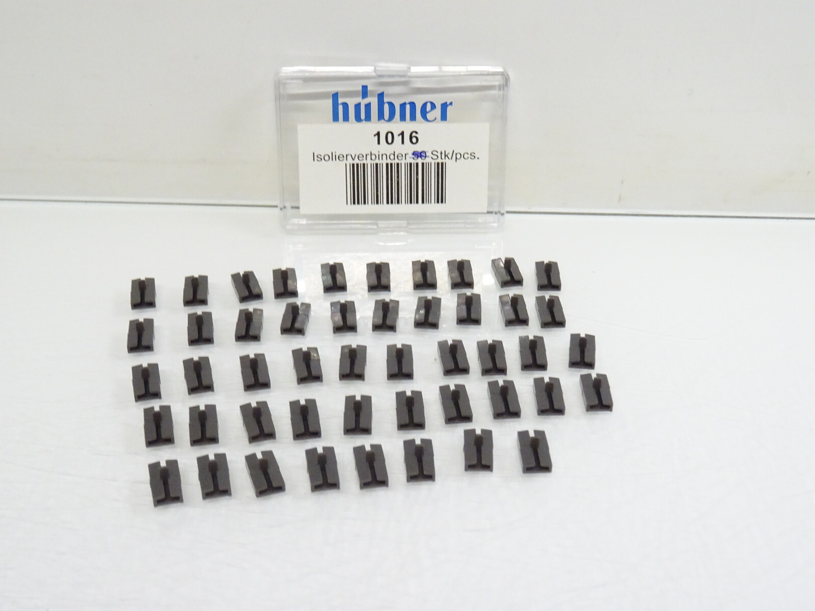 Hübner Spur 1 1016 Isolierschienenverbinder 48 Stück siehe Fotos in OVP LE1374