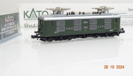 Kato N K11603 Schweiz E-Lok Re 4/4 I Pendelzugversion der SBB in OVP LE6854
