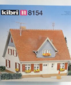 Kibri H0 8154 Bausatz Einfamilienhaus mit Dachgaube neuwertig in OVP QR4780