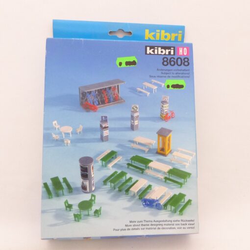 Kibri H0 8608 Ausgestaltungsmaterial Rund um den Markt in OVP EX6048