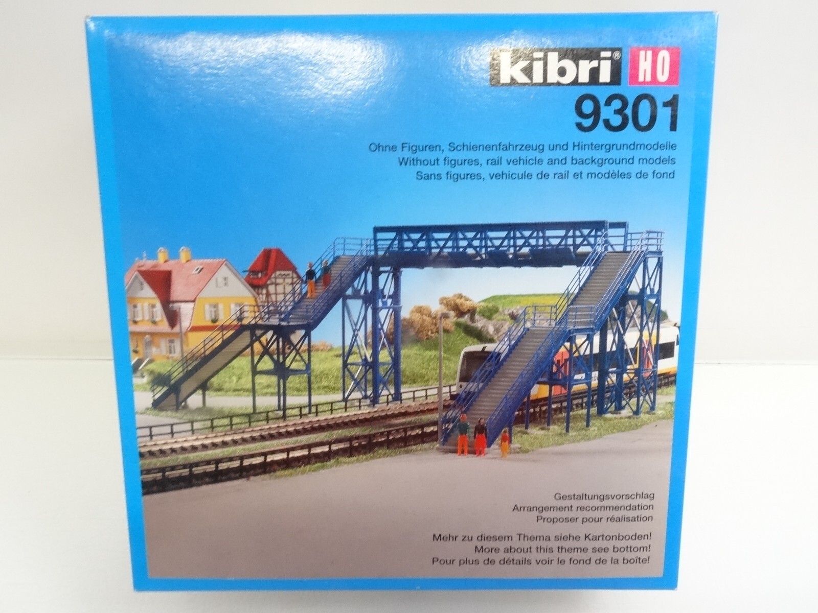 Kibri H0 9301 Bausatz Übergangssteg neuwertig in OVP QR4419
