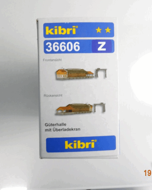 Kibri Z 36606 Güterhalle mit Überladekran Bausatz siehe Foto in OVP CK8297 – Bild 3