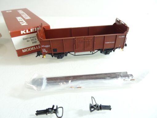 Klein Modellbahn H0 3101 Glastransportwagen der SNCB in OVP RR1068 – Bild 3