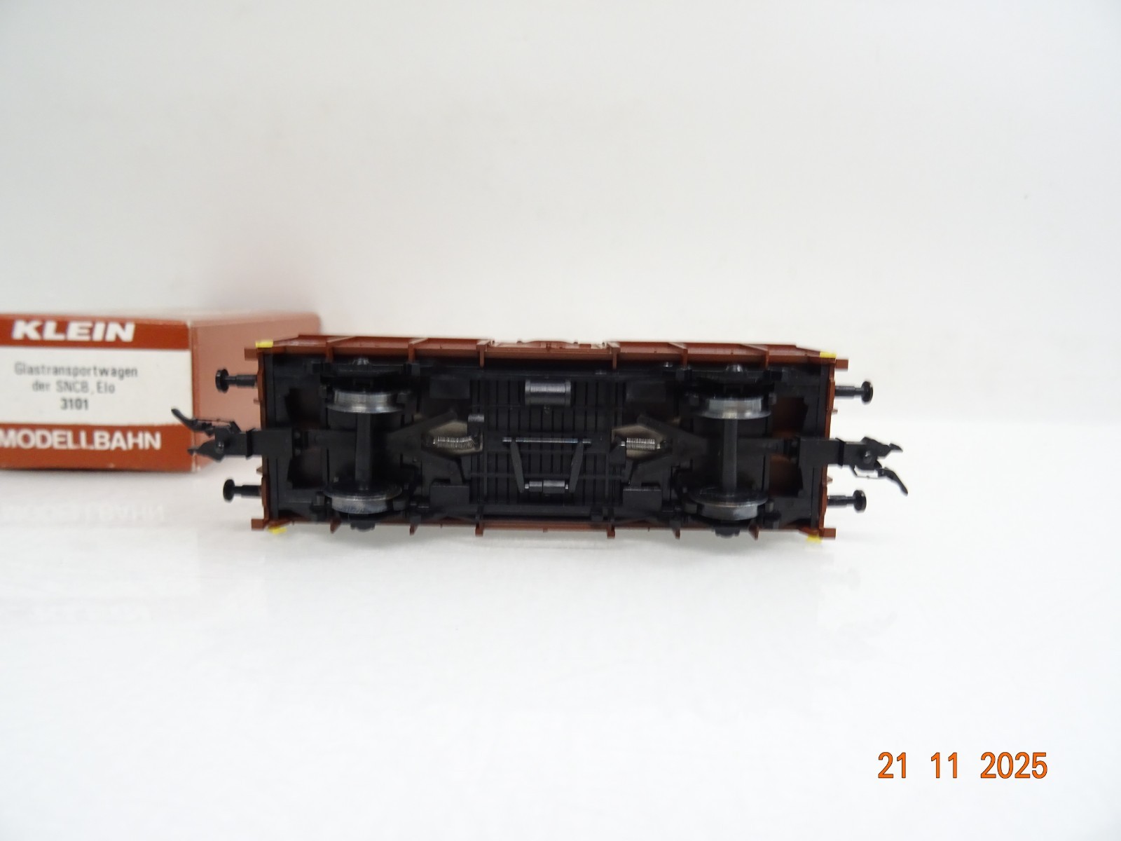 Klein Modellbahn H0 6101 Glastransportwagen der SNCB in OVP BH1330 – Bild 5