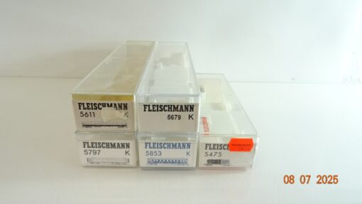Konvolut Fleischmann H0 Leerverpackung 5 Stück siehe Foto CK9452