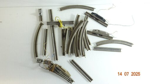Konvolut Fleischmann Piccolo Spur N Gleis ca. 25tlg. siehe Foto CK9628 o.
