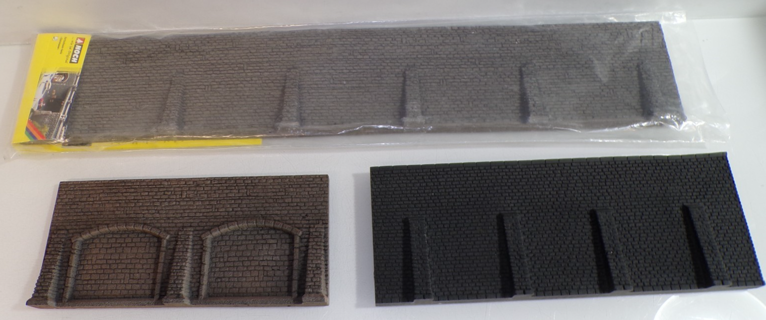 Konvolut H0 Landschaftsbau Mauerreste 3 tlg. siehe Foto PK3086 o.