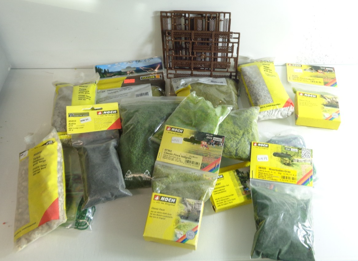 Konvolut H0 Landschaftsbau siehe Foto PK2064 o.