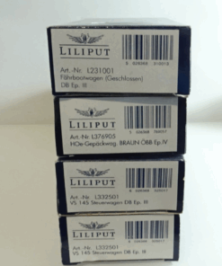 Konvolut Liliput H0 Leerverpackung 4 Stück siehe Foto CK9254