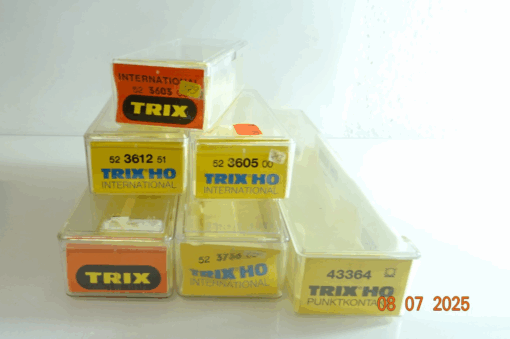 Konvolut Trix H0 Leerverpackung 6 Stück siehe Foto CK9464