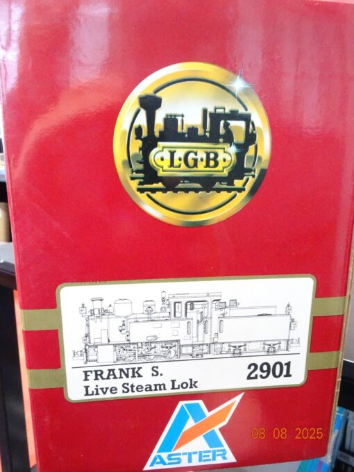 LGB Aster Spur G 2901 Echtdampflok Frank S neuwertig in OVP JL2219 – Bild 7
