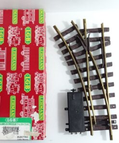 LGB Spur G 1210/1215 Weiche links mit Antrieb siehe Foto in OVP CK8079