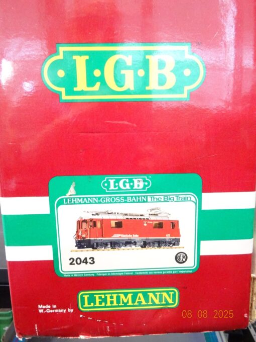 LGB Spur G 2043 Schweiz E-Lok Ge 4/4 Arosa der RhB in OVP JL2211 – Bild 6