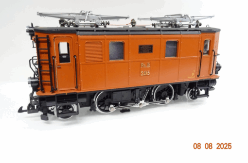 LGB Spur G 2045 Schweiz E-Lok Ge 2/4 205 der RhB neuwertig in OVP JL2227 – Bild 3