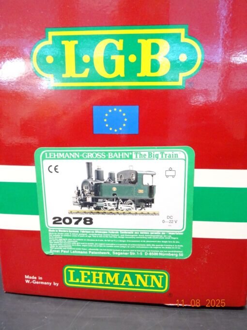 LGB Spur G 2078 Dampflok Europa Courpet Louvet in OVP JL2237 – Bild 6