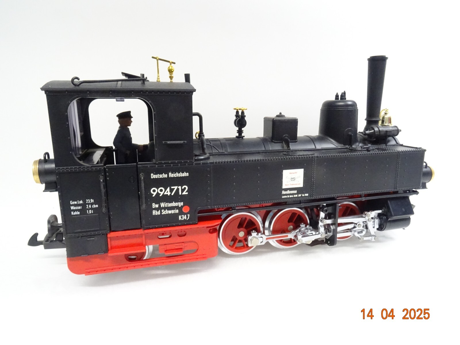 LGB Spur G 21701 Dampflok BR 99 4712 der DR Digital in OVP JL66 – Bild 3