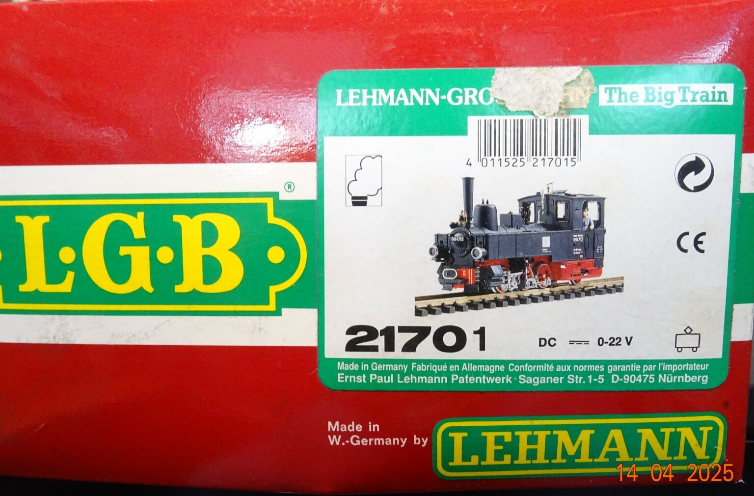 LGB Spur G 21701 Dampflok BR 99 4712 der DR Digital in OVP JL66 – Bild 5