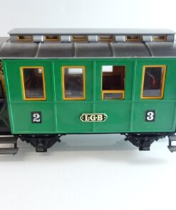 LGB Spur G 3010 Personenwagen 2. u. 3. Klasse mit Beleuchtung s.Foto CK8560 o.