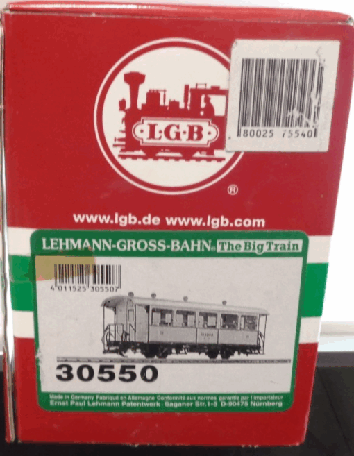 LGB Spur G 30550 Personenwagen Barwagen C 114 Bernina siehe Foto in OVP PK1563 – Bild 6
