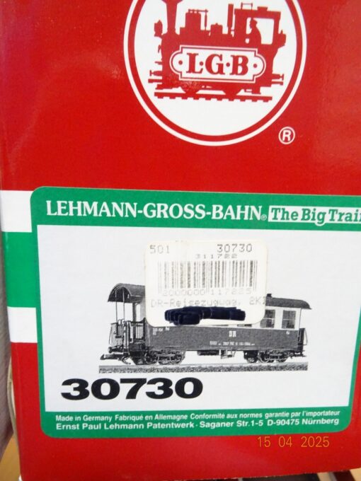 LGB Spur G 30730 Personenwagen Harzquerbahn 900-454 KB neuwertig in OVP JL113 – Bild 6