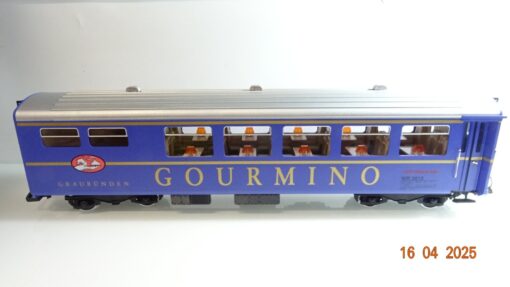 LGB Spur G 31680 RhB Speisewagen Gourmino blau Limited Edition OVP CK7579