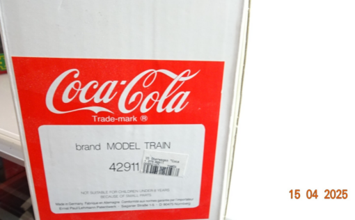 LGB Spur G 42911 Box Car Coca Cola mit Kadee Kupplungen neuwertig in OVP CK7518 – Bild 3