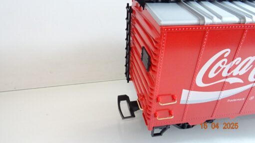 LGB Spur G 42911 Box Car Coca Cola mit Kadee Kupplungen neuwertig in OVP CK7518 – Bild 5