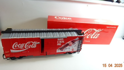 LGB Spur G 42911 Box Car Coca Cola mit Kadee Kupplungen neuwertig in OVP CK7518