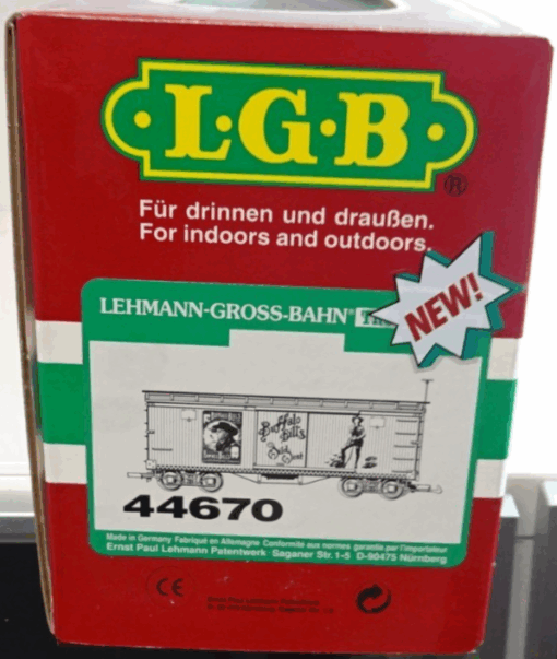 LGB Spur G 44670 Spur G Buffalo Bill's Boxcar in OVP PK180 – Bild 6